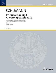 Introduction und Allegro appassionato G-Dur: Concertstück für Pianoforte und Orchester. op. 92. Klavier und Orchester. Partitur. (Edition Schott)