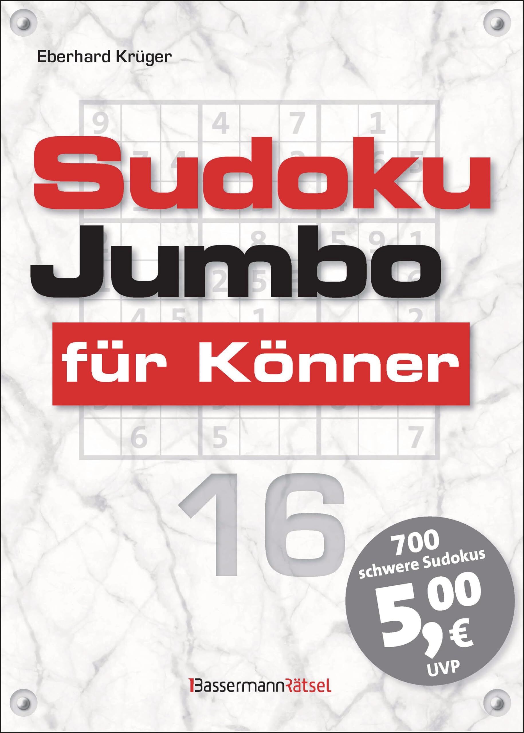 Sudokujumbo für Könner 16