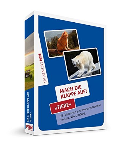 Mach die Klappe auf - Tiere: Bildkarten zur Sprachförderung