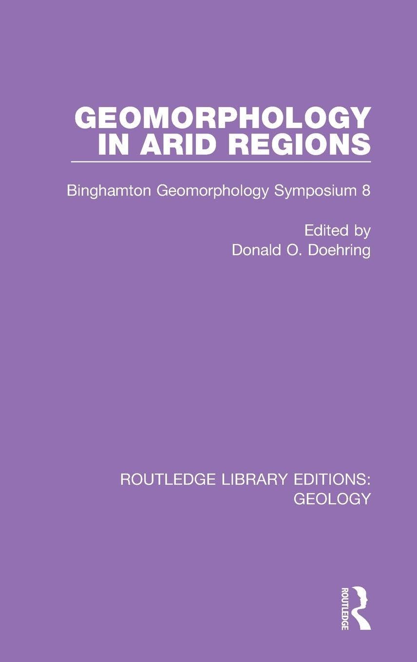 Geomorphology in Arid Regions: Binghamton Geomorphology Symposium 8 (Routledge Library Editions: Geology, 17/8, Band 17)