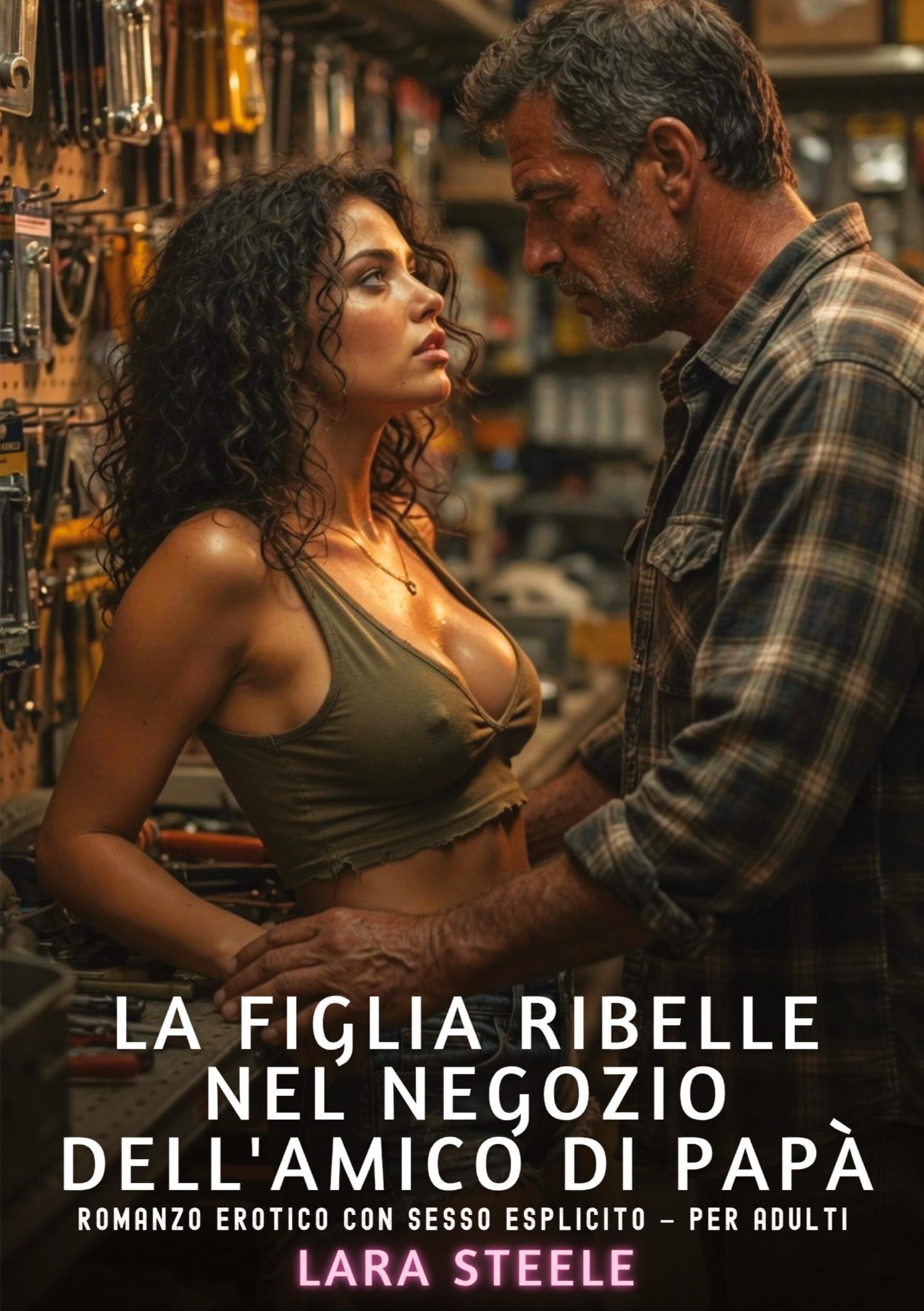 La figlia ribelle nel negozio dell'amico di papà