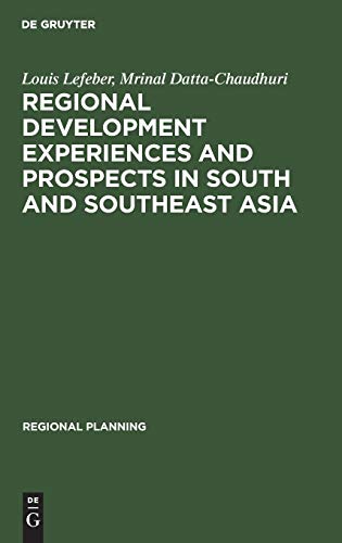 Regional development experiences and prospects in South and Southeast Asia (Regional Planning, 1)