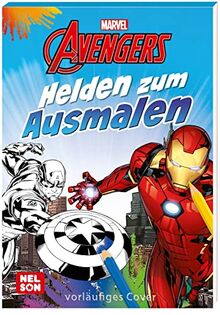 Marvel Avengers: Helden zum Ausmalen: Malblock | Malblock für Kinder ab 4 Jahren