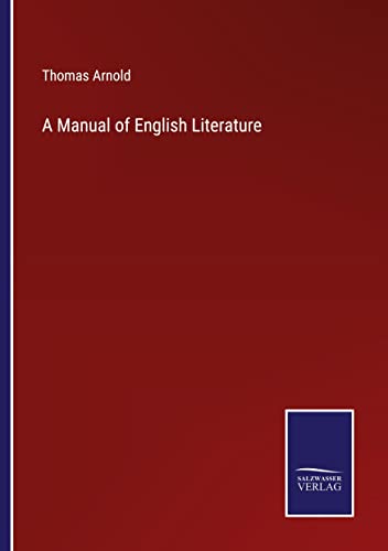 A Manual of English Literature