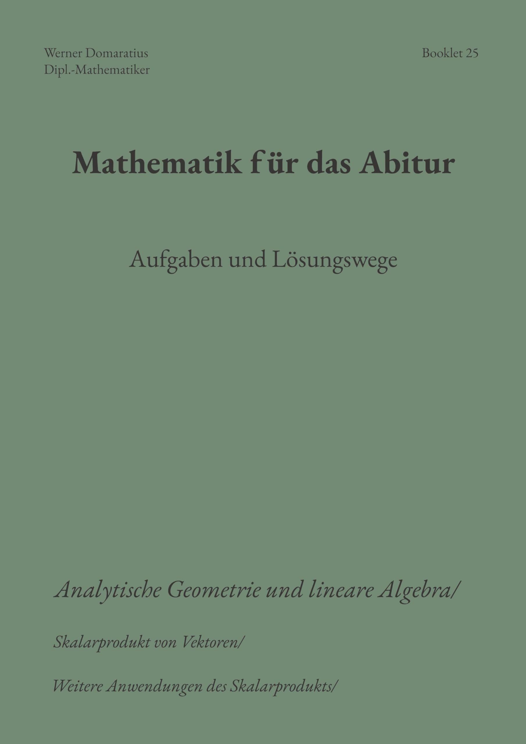 Mathematik für das Abitur