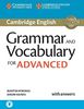 Grammar and Vocabulary for Advanced Book with Answers and Audio: Self-Study Grammar Reference and Practice (Cambridge Grammar for Exams)