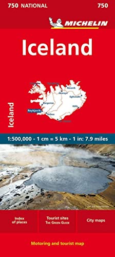 Die Buchhandlung in Oelde hat das Buch KN. Island 750 161190: Straßen- und Tourismuskarte 1:500.000 (MICHELIN Nationalkarten, Band 750)